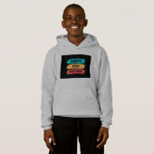 Immer positiv Bleibe Hoodie (Vorne ganz)