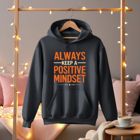 Immer positive Mindset Hoodie - Motivierend Wear