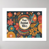 Immer positive Visionen Poster (Vorne)