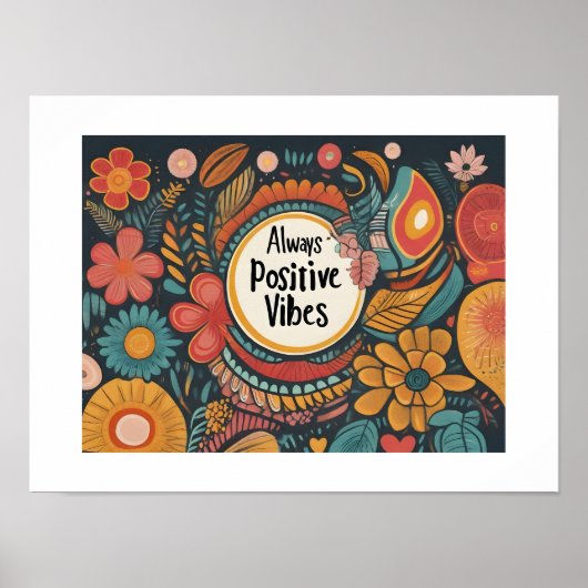 Immer positive Visionen Poster (Vorne)