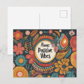 Immer positive Visionen Postkarte (Vorne/Hinten)