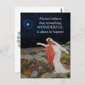 Immer Postkarte glauben (Vorne/Hinten)