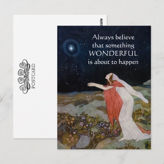 Immer Postkarte glauben (Vorne/Hinten)