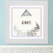 Immer Pyramide Leinwanddruck (Insitu (Holzboden))