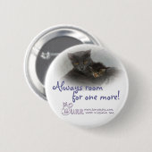 Immer Raum für einen mehr! Runder Knopf Button (Vorne & Hinten)