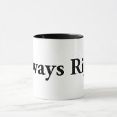 Immer Recht Tasse (Zentrum)