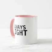 IMMER RECHTER TASSEN-ENTWURF TASSE (Vorderseite Links)