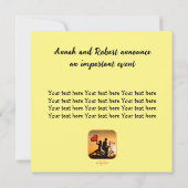 Immer romantische Liebe Einladung (Rückseite)