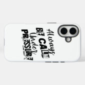 Immer ruhig sein - Motivierend Design Case-Mate iPhone Hülle (Rückseite (Horizontal))