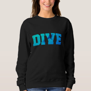 Immer schön zu einem Taucher Funny Scuba Diver tun Sweatshirt