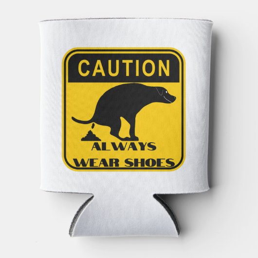 Immer Schuhe tragen Dosenkühler (Vorderseite)