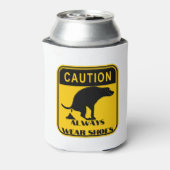 Immer Schuhe tragen Dosenkühler (Kanne Rückseite)