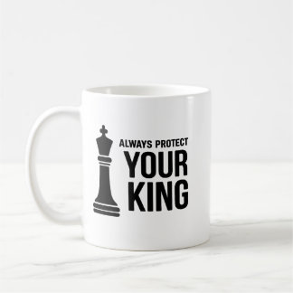 Immer schütze deinen König Schach-Tasse – Inspirie Kaffeetasse