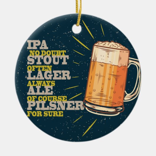 Immer sein keramik ornament (Vorne)