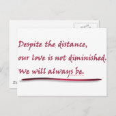 IMMER SEIN POSTKARTE (Vorne/Hinten)