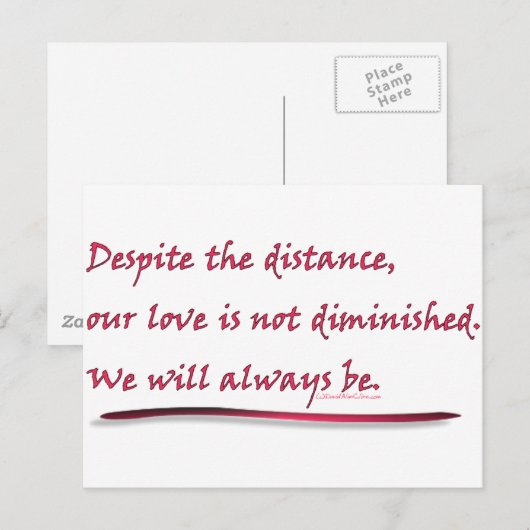 IMMER SEIN POSTKARTE (Vorne/Hinten)