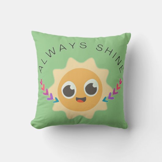 Immer Shine Kissen (Vorderseite)