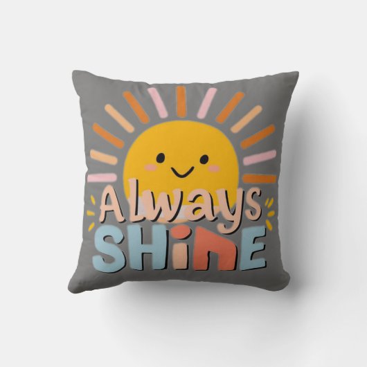 Immer Shine Kissen (Rückseite)