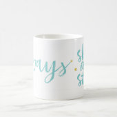 Immer Shine wie die Stern-Tasse Kaffeetasse (Mittel)