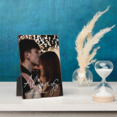 Immer Skript Personalisierte Paare Foto Fotoplatte (Seite)