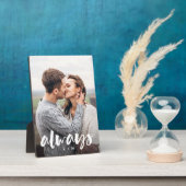 Immer Skriptüberlagerung Personalisierter Paare Fo Fotoplatte (Seite)