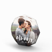 Immer Skriptüberlagerung Personalisierter Paare Fotoblock (Rechts)