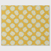 Immer Sonnenblumen gelb Geschenkpapier (Flach)