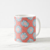 Immer Sonnenblumen rot Kaffeetasse (VorderseiteRechts)