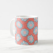Immer Sonnenblumen rot Kaffeetasse (Vorderseite Links)