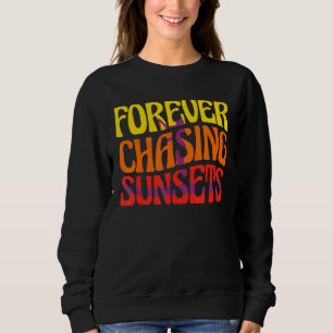 Immer Sonnenuntergänge jagen Aufhängepaddleboard a Sweatshirt