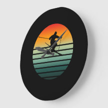 Immer Sonnenuntergänge Vintager Uhr nachjagen