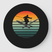 Immer Sonnenuntergänge Vintager Uhr nachjagen (Vorderseite)