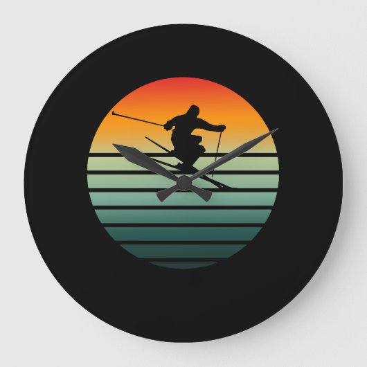 Immer Sonnenuntergänge Vintager Uhr nachjagen (Vorderseite)