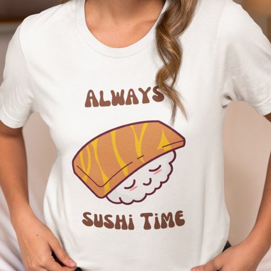 Immer Sushi Time Kawaii Sushi T - Shirt