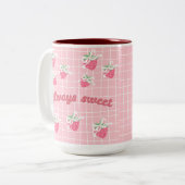 Immer Sweet Strawberry Tasse (Vorderseite Links)