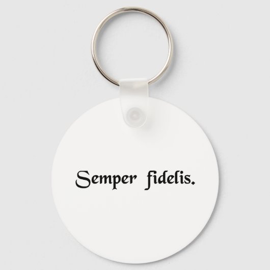 Immer treu. schlüsselanhänger (Vorderseite)
