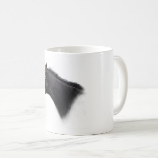 Immer trinkender Kaffee Kaffeetasse (VorderseiteRechts)