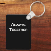 Immer über den Weltraumnebel Schlüsselanhänger (Rückseite)