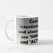 Immer und absichtlich Fakten weglassen$ Kaffeetasse (Links)