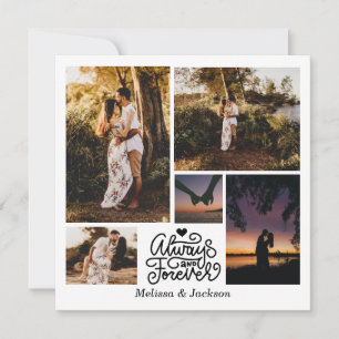 Immer Und Ewig 5 Fotos Collage Valentinstag Feiertagskarte