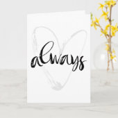 *IMMER* UND *FROVER* SIE UND ICH KARTE (Gelbe Blume)