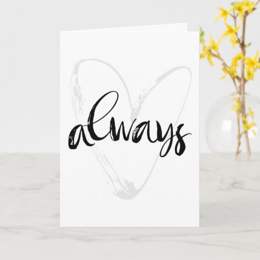 *IMMER* UND *FROVER* SIE UND ICH KARTE (Gelbe Blume)