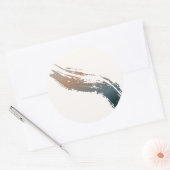 Immer und für die Ewigkeit Runder Aufkleber (Umschlag)