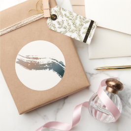 Immer und für die Ewigkeit Runder Aufkleber