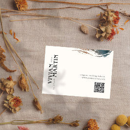 Immer und für Eternity Wedding QR Code RSVP Karten