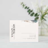 Immer und für Eternity Wedding RSVP Karten (Stehend Vorderseite)