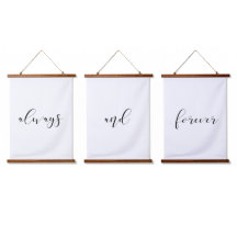 Immer und für immer elegant über dem Bett