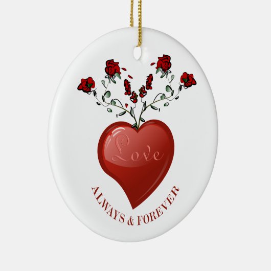 Immer und für immer keramikornament (Rechts)