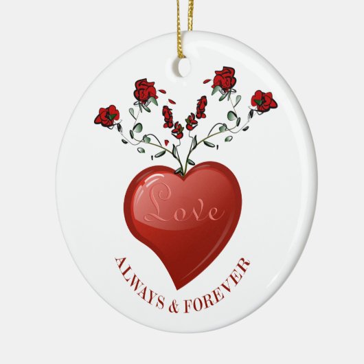 Immer und für immer keramikornament (Links)