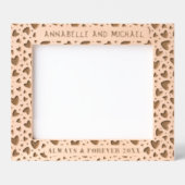 Immer und für immer Liebe Herz, Foto 10x8 Geätzte Rahmen (Vorderseite)